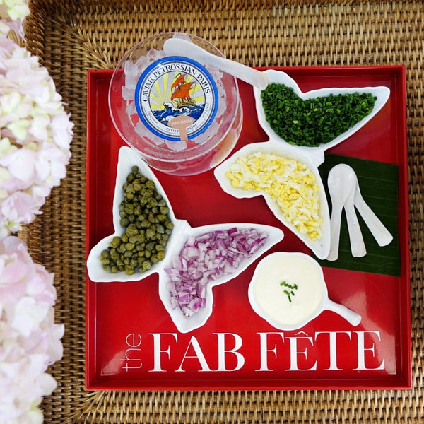 The Fab Fete x Petrossian / Tsar Imperial Ossetra Caviar + Accoutrements