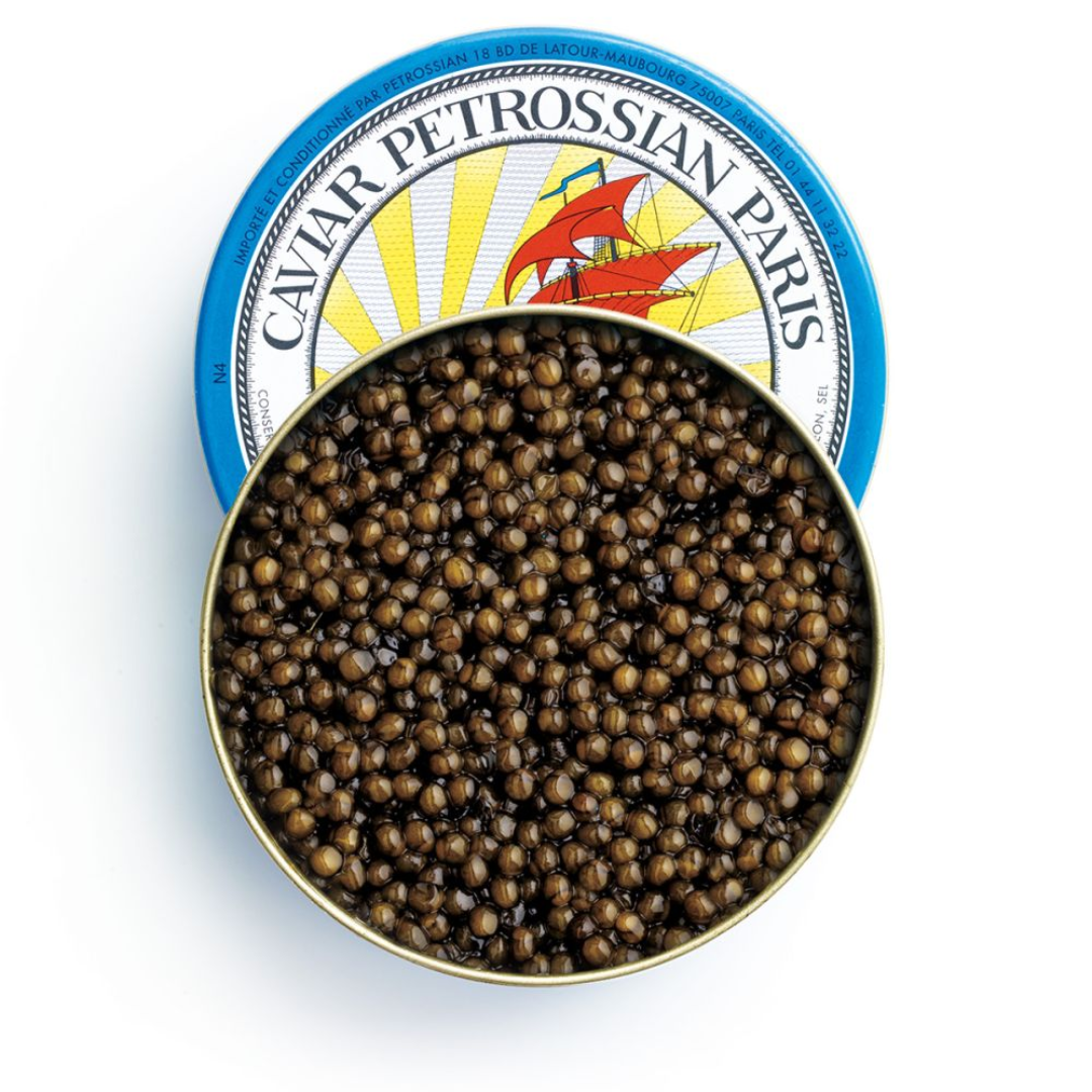 The Fab Fete x Petrossian / Royal Kaluga Huso Hybrid Caviar + Accoutrements